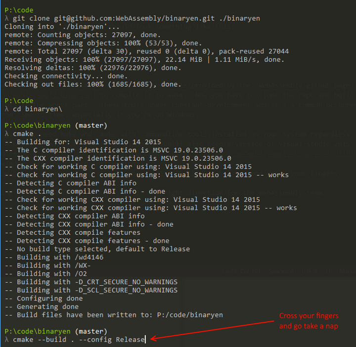 building binaryen