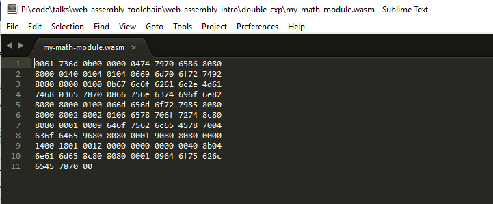 wasm bytecode