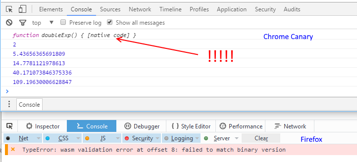 wasm in a browser